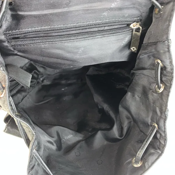 Franklin Covey Black Leather backpack/ Purse medium - Image 10