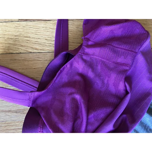 lululemon 4 layered tank‎ Gray Heathered purple camo - Image 3