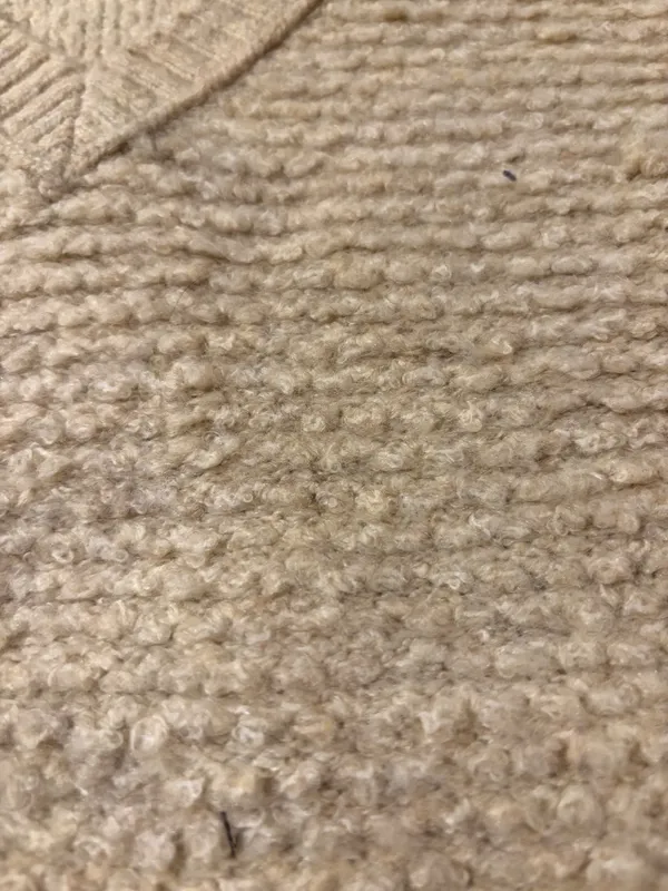 Ladies Small Soft Beige V Neck Sweater - Image 5