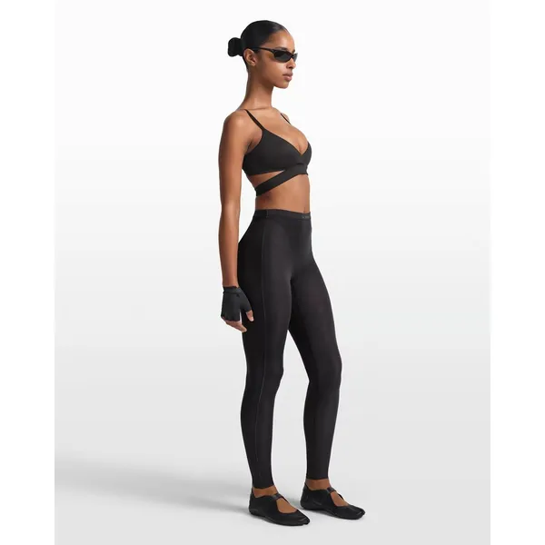 NWT Women's Nike SKIMS Weightless V Panel 26” Leggings Obsidian Black XS - Image 2
