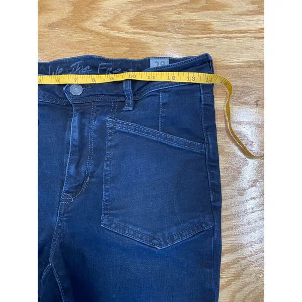 We The Free Skinny Jeans Womens Size 28 Blue Denim Slim Fit Zip Fly Hipster B76 - Image 6