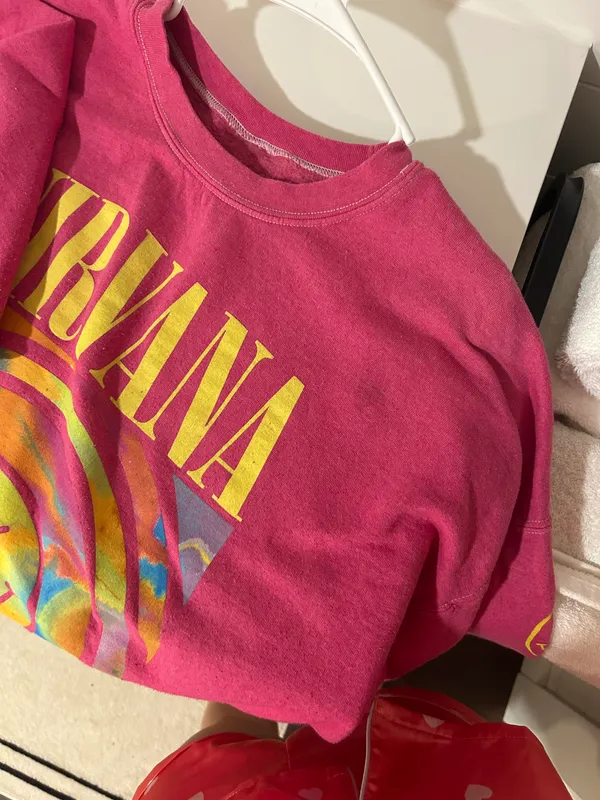 Pink Nirvana Oversized Crewneck - Image 5