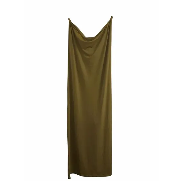 ✨Vero Moda Bandeau Ruched Side Midaxi Herb Green Sz XL Dress✨ - Image 6