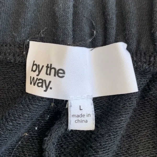 Rachel Sweatpants in Blackby the way. Size Large - Image 8