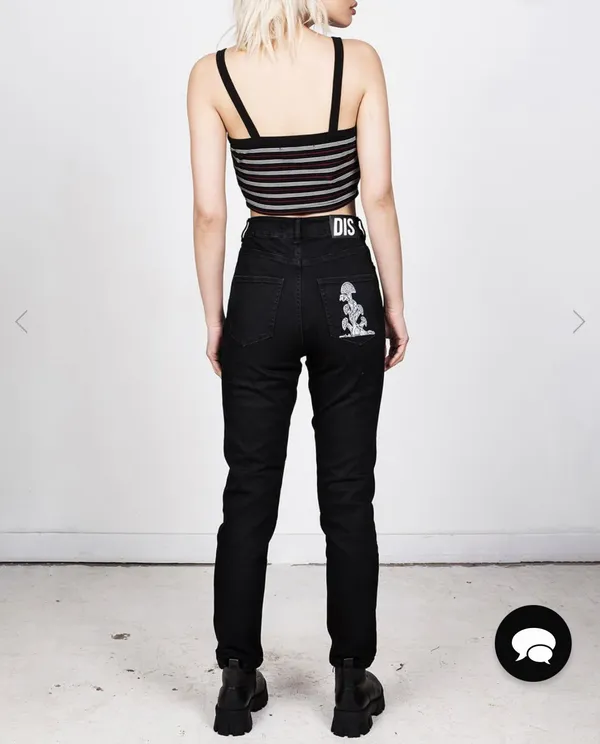 NWT! Disturbia Eden Jeans Size 24 - Image 4