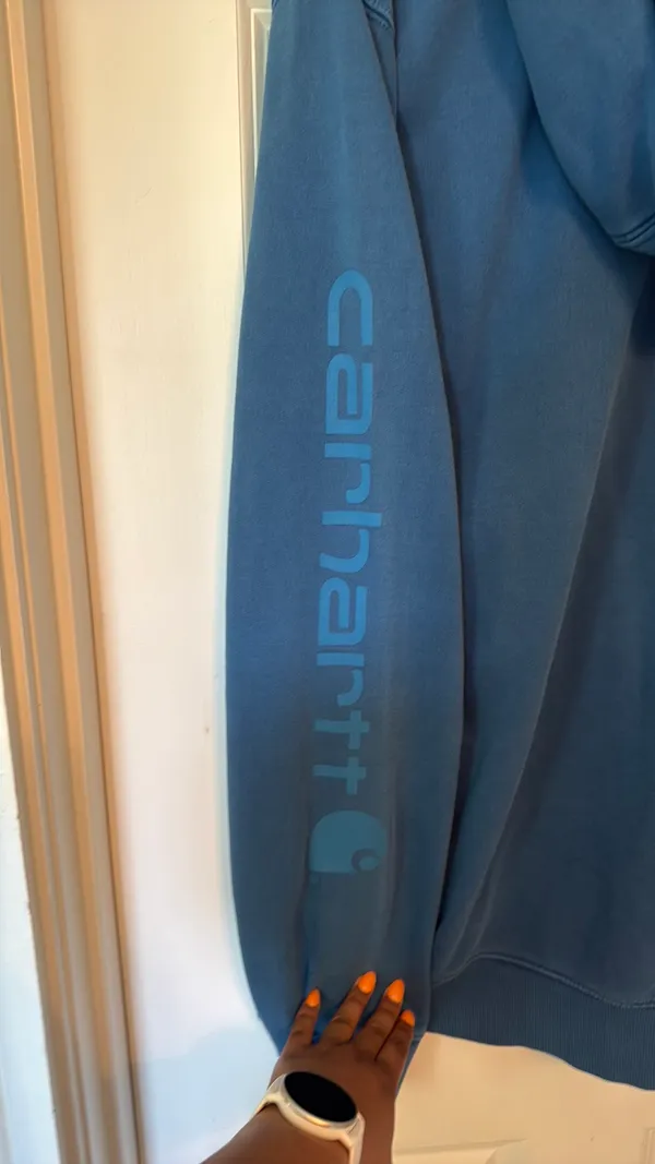 Blue Carhartt Hoodie - Image 3