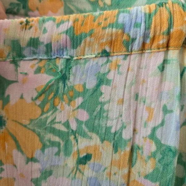 Billabong X Sun Chasers Rave Maxi Skirt Pastel Floral Watercolor Tiered XL - Image 8