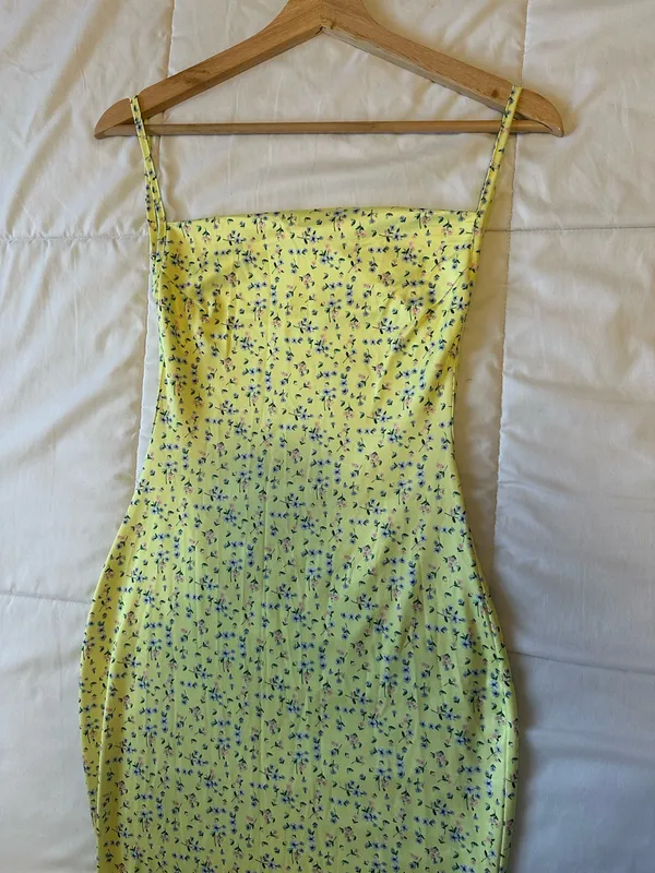 Amazon Floral Sleeveless Backless Maxi Dress (S) - Image 3