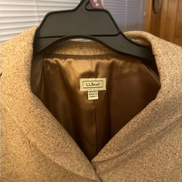 Women’s NWOT Vintage L.L. Bean Wool Silk Blend Blazer Size Medium - Image 4