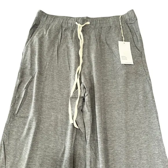 Haven‎ Well Within Flowy Gray Tencel Lyocell Wide Leg Lounge Pants NWT Soft Cozy - Image 9