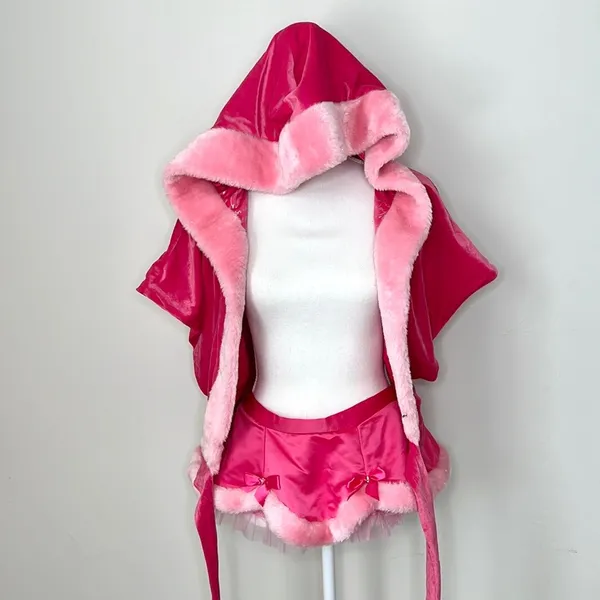 Victoria’s Secret Santa Cape Costume Set - Image 4