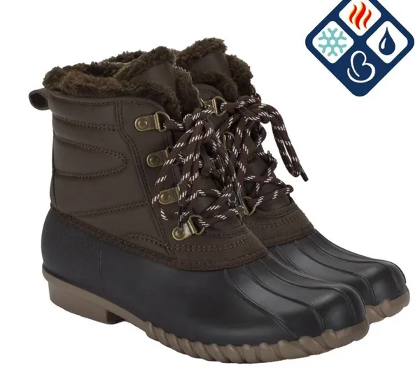 BareTraps Flynn warm lined cushioned winter snow duck boots size 7 NEW - Image 2