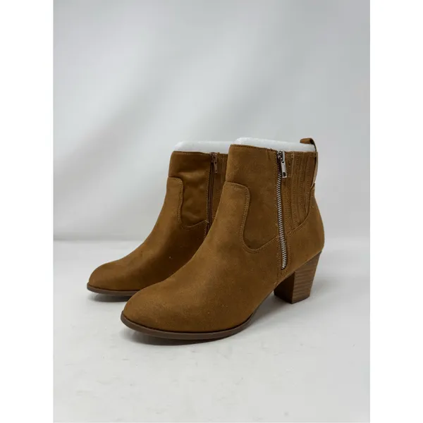 DV By Dolce Vita Caitie Bootie Women's 9 Brown Ankle Faux Suede - Image 5