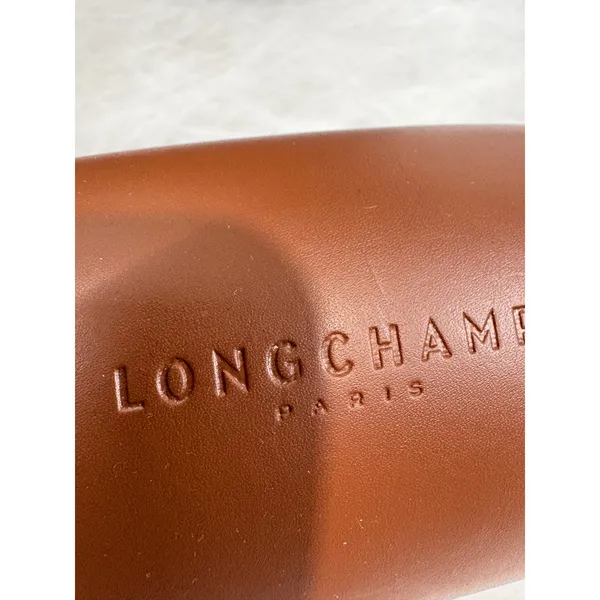 Longchamp Paris‎ Brown Hard Shell Eyewear Sunglasses Case Nordstrom Cognac - Image 2