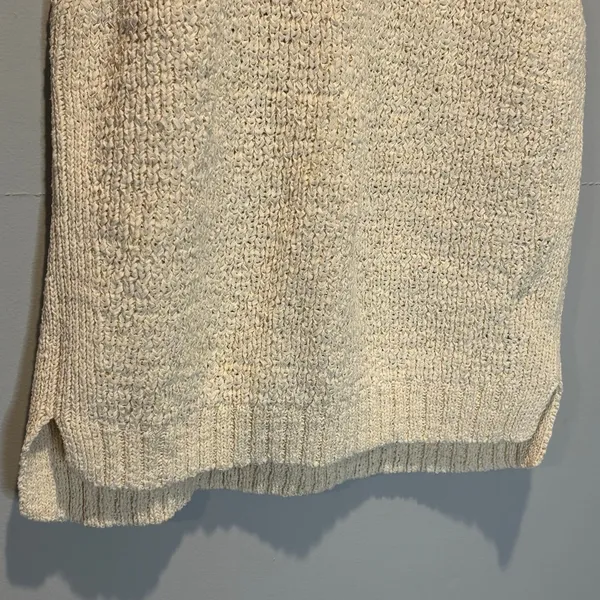 J. Crew High Neck Cream Sweater Tank - size Medium - Image 3