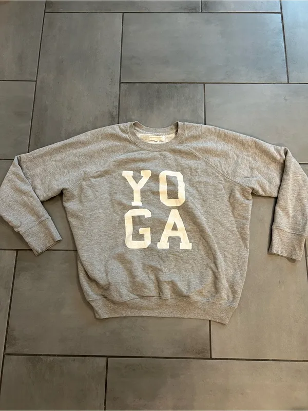 Spiritual Gangster Yoga Classic Crewneck — Grey - Image 2