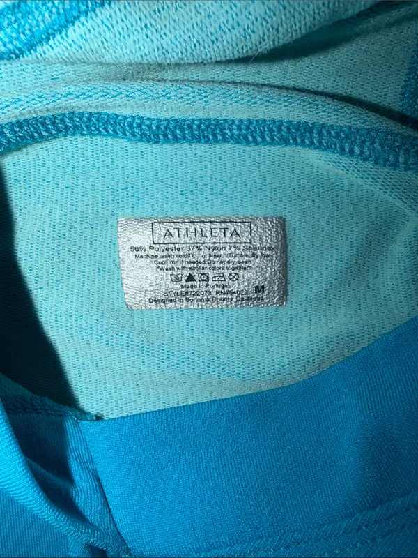 Athleta Teal/Light Turquoise Active Top - Image 3