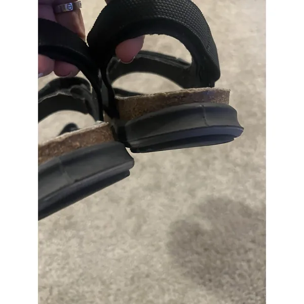 Birkenstock Women Kalahari Birko-Flor Futura Black Sandals US8 EU38 - Image 7