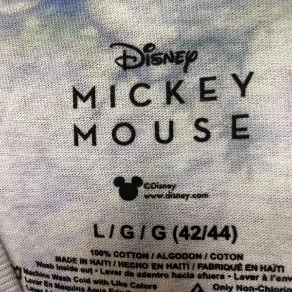 Mickey Mouse Whistlin Explorer Park Ranger Disney Tie Dye L - Image 4