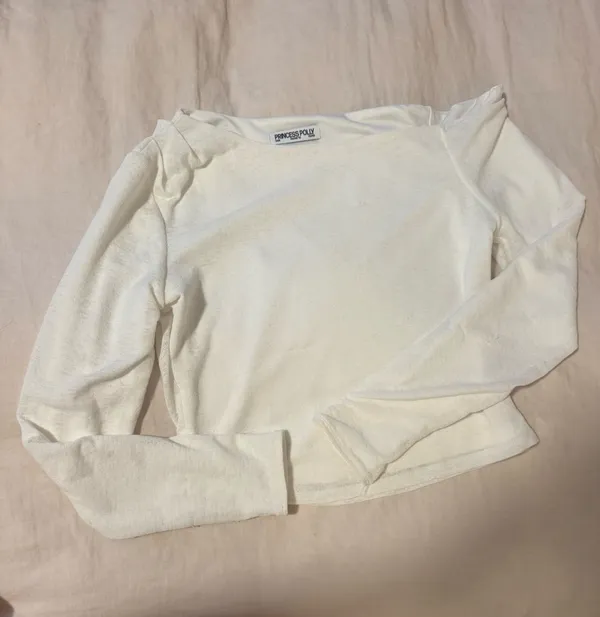 Princess Polly Asymmetrical Top Long Sleeve - Image 4