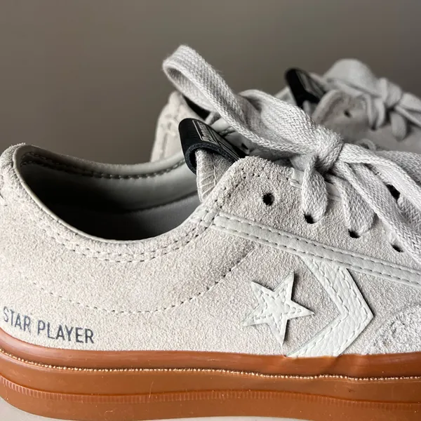 Converse Star Player 76 Sneaker with Gum Sole in Gray - Image 5