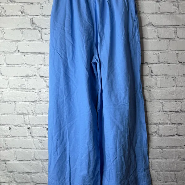 Free People Light Blue high rise wide leg pants size xs - Image 11