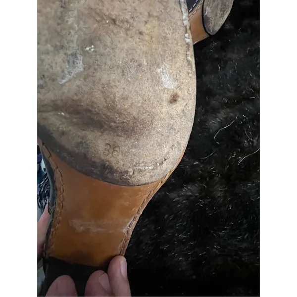 Quercioli Italian Leather Boots booties‎ 36 5.5 couture fall - Image 6
