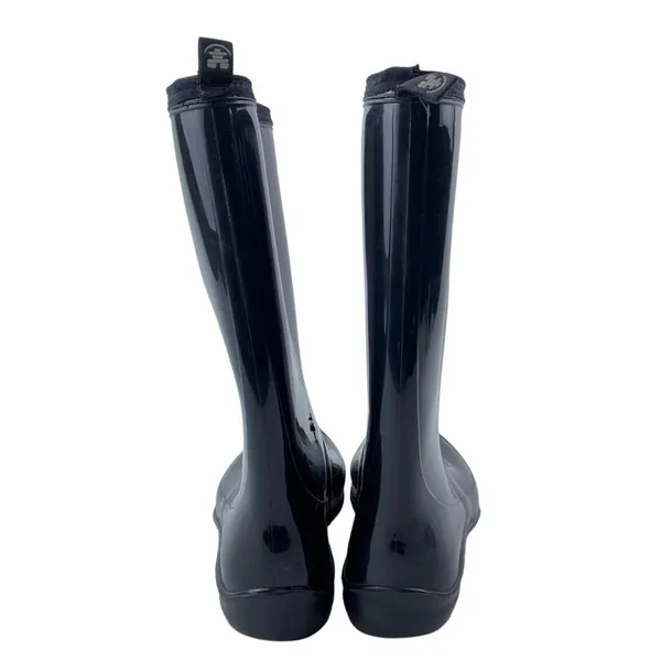 Kamik Marina Women's Black Synthetic Rubber Round Toe Mid Calf Rain Boots Size 7 - Image 3