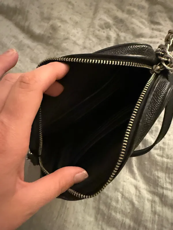 Michael Kors Black Logo Leather Crossbody - Image 2