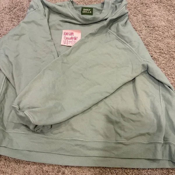Daily Drills Green Sweatshirt - Image 3