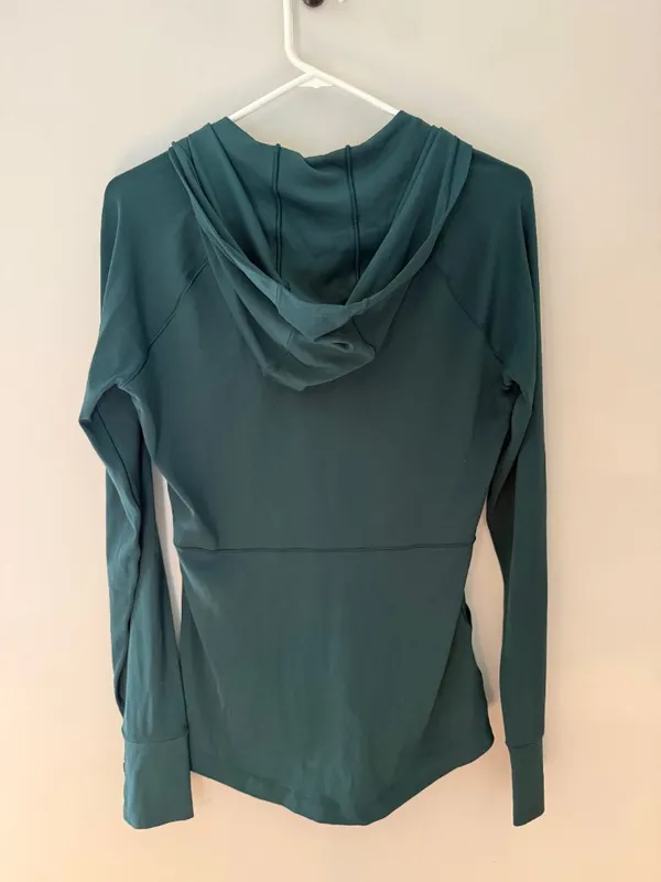 Aerie OFFLINE Real Me Full Zip Jacket Green M - Image 8