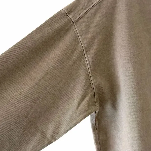 Old Navy Olive Green Crewneck Long Sleeves Active Cotton Active Layer SZ S #2563 - Image 4