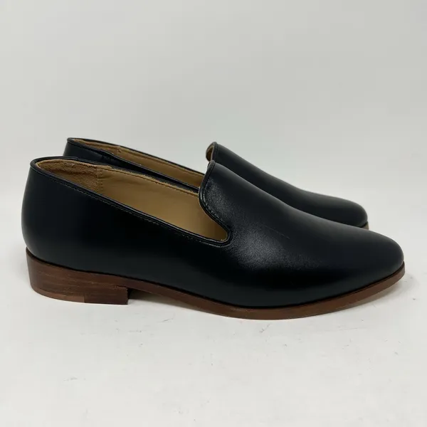 Nisolo Everyday Slip-On Leather Loafers Shoes Women's Size 7 Black Preppy Casual - Image 3