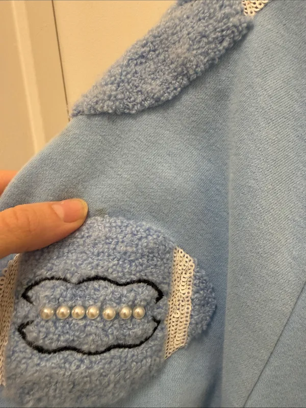 Queen of Sparkles Football Matching Set light blue - Image 4