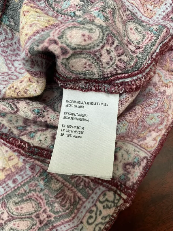 American Eagle Patchwork Tank Top Size X-Small - Image 5
