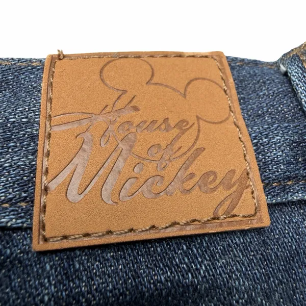 Disney World Resort Mickey Mouse Pocket Embroidered‎ Bootcut Jeans Size 2 Blue - Image 5
