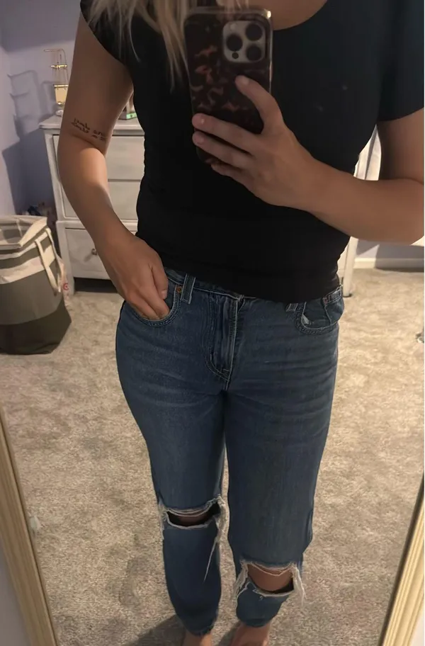 Levi’s Low Pro Straight Jeans - Image 3