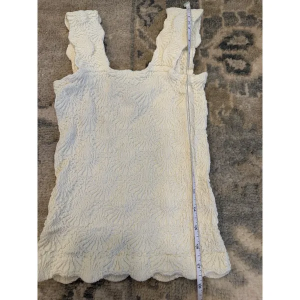 Free People Love Letter Cami - Ivory S/M New $38 - Image 5