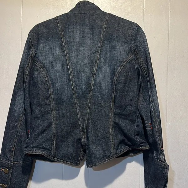 Boston Design Studio denim jacket size‎ 12 Blue - Image 7