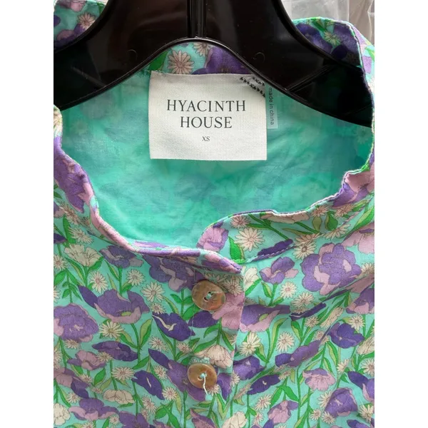NEW Tuckernuck Hyacinth House Long Sleeve Printed Maxi Dress Size XS - Image 4