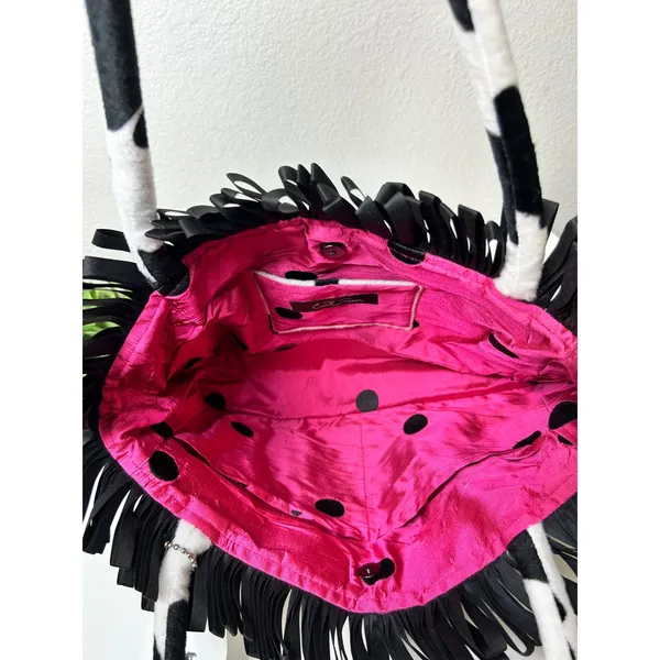 Susie Stern NWT ‎ Cowbunnies Shoulder Bag Fringe - Image 6
