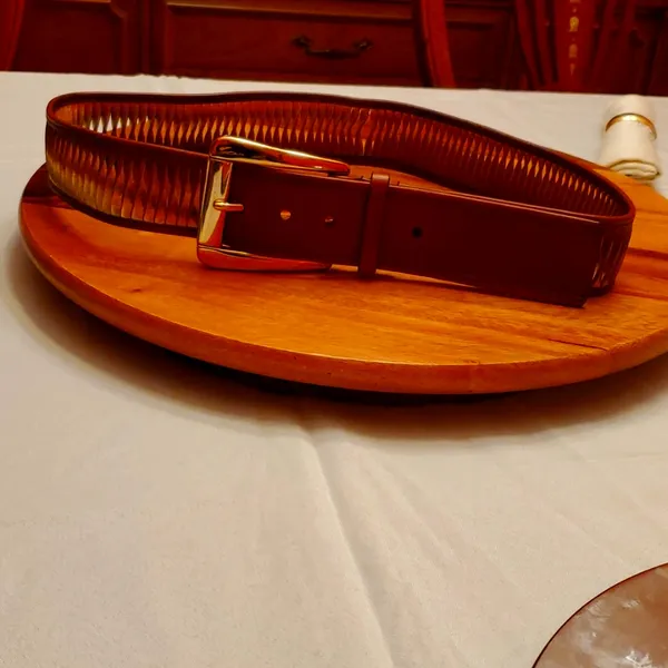 Michael Kors BROWN/GOLD BELT - Image 2