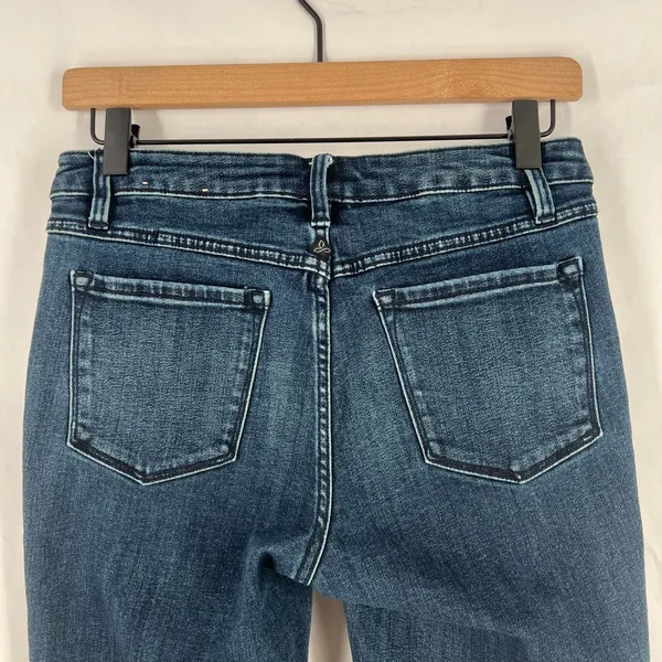 prAna Kara Skinny Jeans Womens 6/28 Blue Denim‎ Organic Cotton Stretch Mid Rise - Image 6
