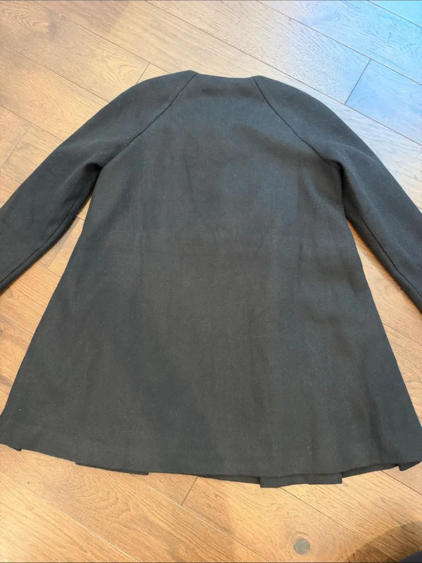 Tuckernuck Black Blair Bow Coat Dress Medium - C11-472 - Image 8