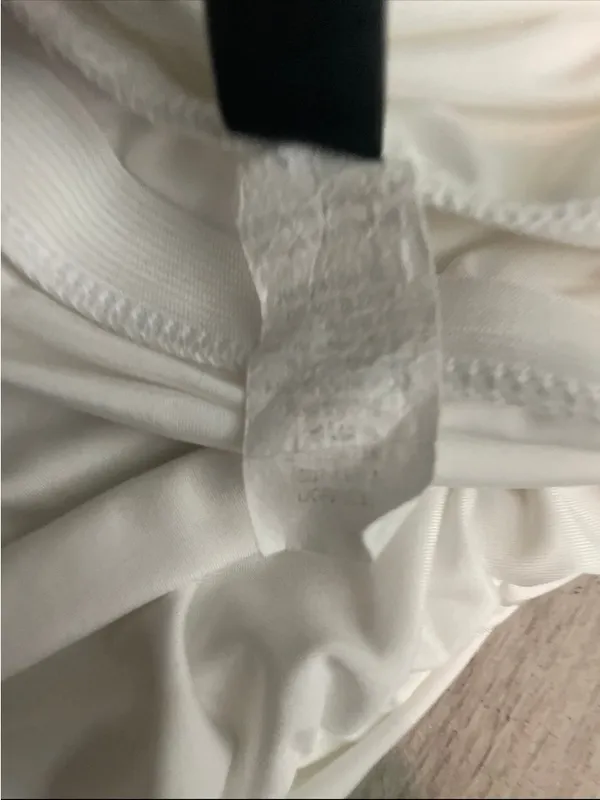 Windsor White Ruched Mini Slip Dress - Image 3
