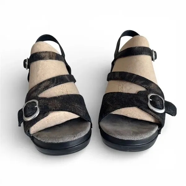 Dansko Sandi Swirl Strappy Side Buckle Clog Sandal Size 38 - Image 2