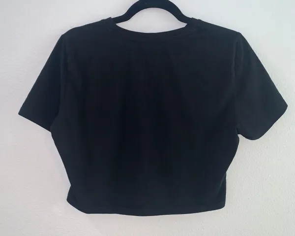 H&M Fitted Crop T-shirt - Image 3
