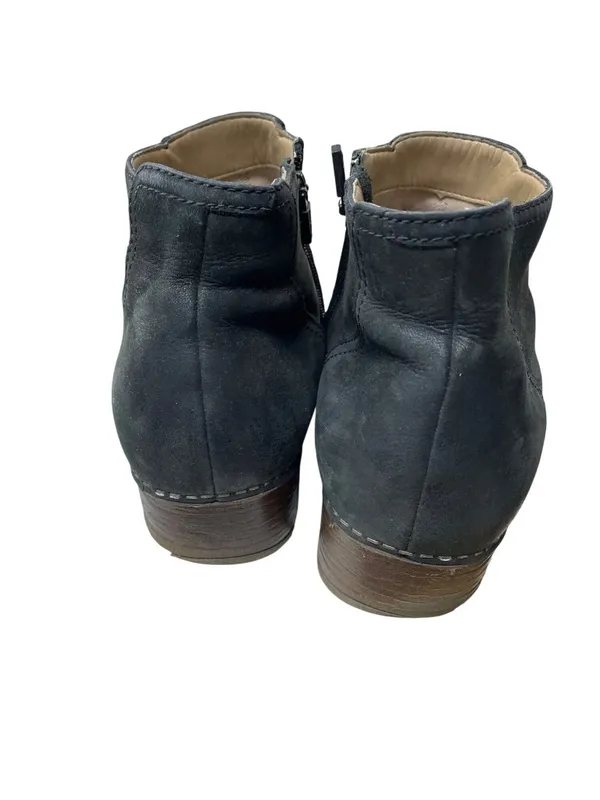 Dansko womens black leather mid ankle casual slip on boots sz 11.5-12 SKU 10-825 - Image 14