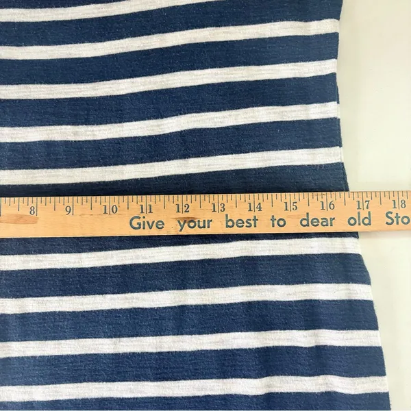 Ralph Lauren Crew Neck Tennis Dress Women’s Navy Blue White Striped Size L - Image 6