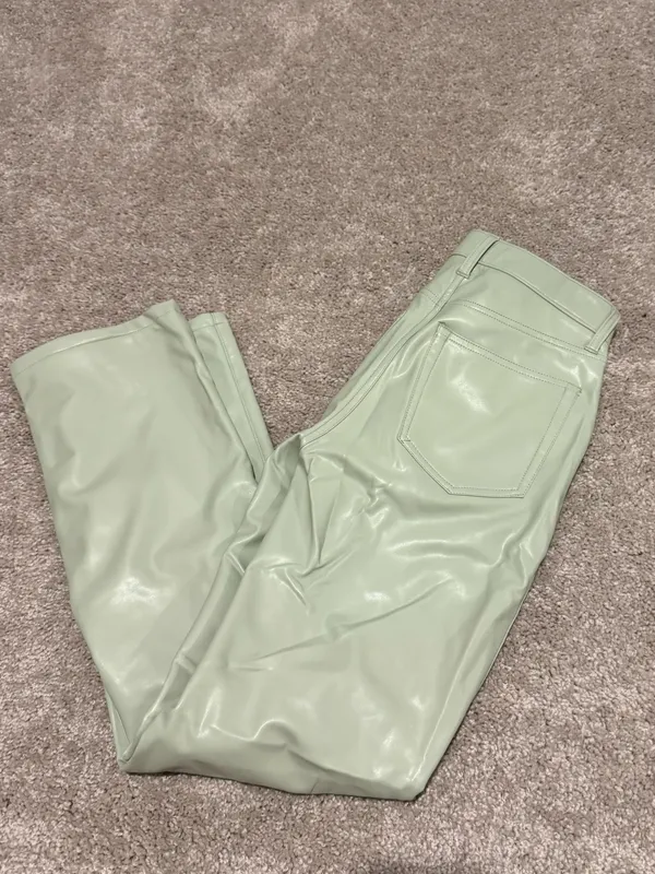 Abercrombie & Fitch Vegan Leather Pants - Image 4